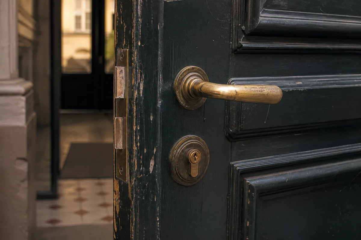 Ouverture de porte
